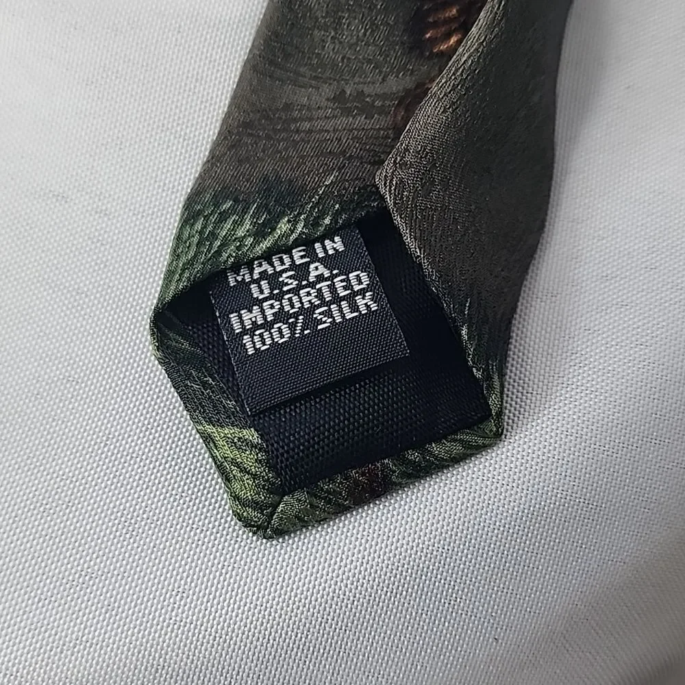 Vintage 90's Silk Tie by Endangered Species 'Playtime' Katie Dobson Cundiff